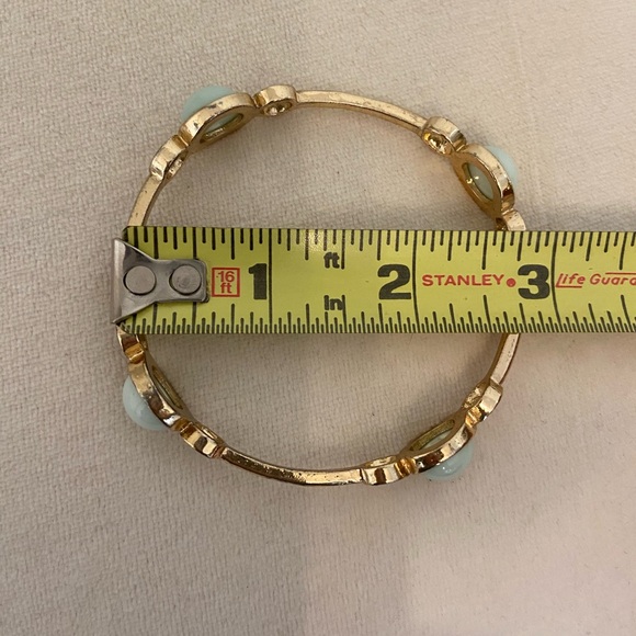 Gold and Mint Bangle - Picture 3 of 3